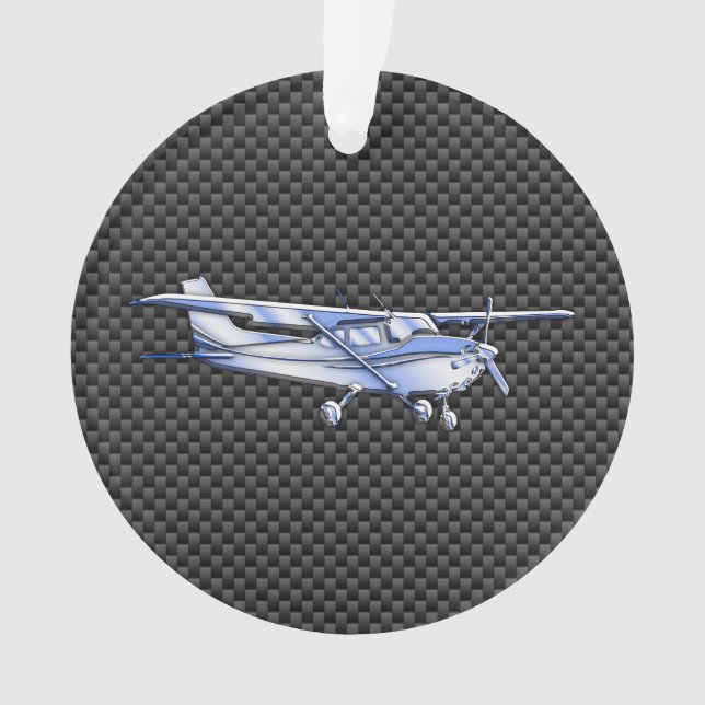 Flugzeuge chromieren wie schwarze ornament (Vorderseite)
