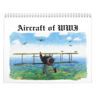 Flugzeuge des Ersten Weltkriegs Kalender