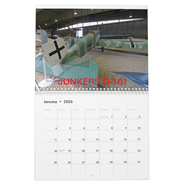 FLUGZEUGE GEGANGENER WILDER KALENDER 2013 (Jan 2026)