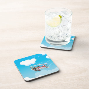 Flugzeuge Getränkeuntersetzer