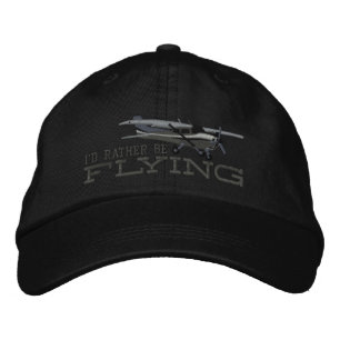 Flugzeuge klassisches Cessna, das ich vielmehr Bestickte Baseballkappe
