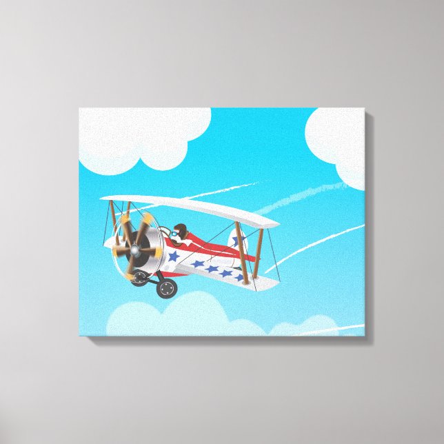 Flugzeuge Leinwanddruck (Vorderseite)