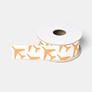 Flugzeuge Orange Travel Pilot Flight Ripsband