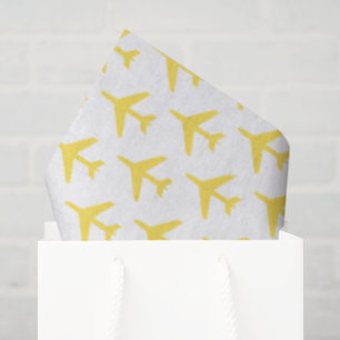Flugzeuge Orange Yellow Pink Flight Fun Seidenpapier