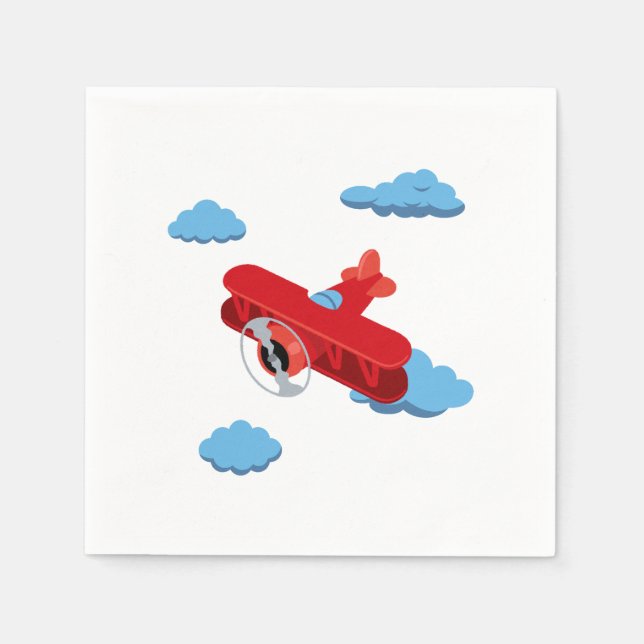 Flugzeuge Party Collection! Serviette (Vorderseite)