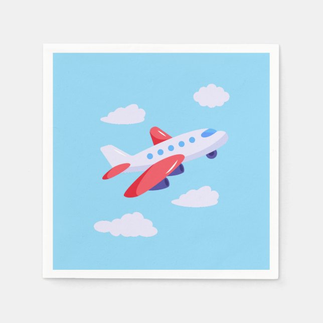 Flugzeuge Party Collection! Serviette (Vorderseite)