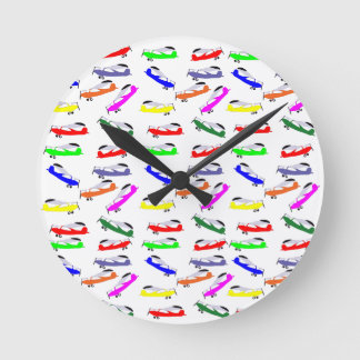 Flugzeuge Runde Wanduhr