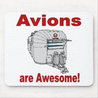 Flugzeuge sind Awesome60s-RED Mousepad