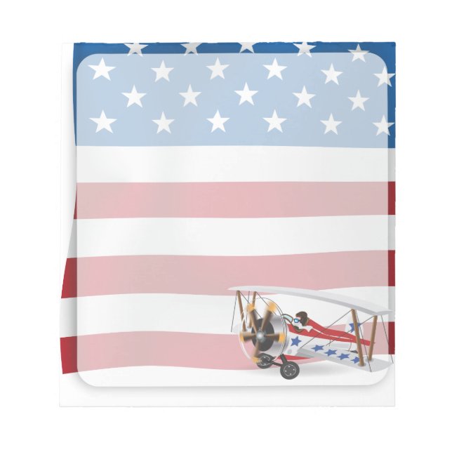 Flugzeuge USA Notizblock (Vorderseite)