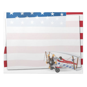 Flugzeuge USA Notizblock