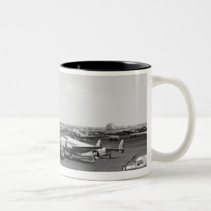 Flugzeuge Zweifarbige Tasse