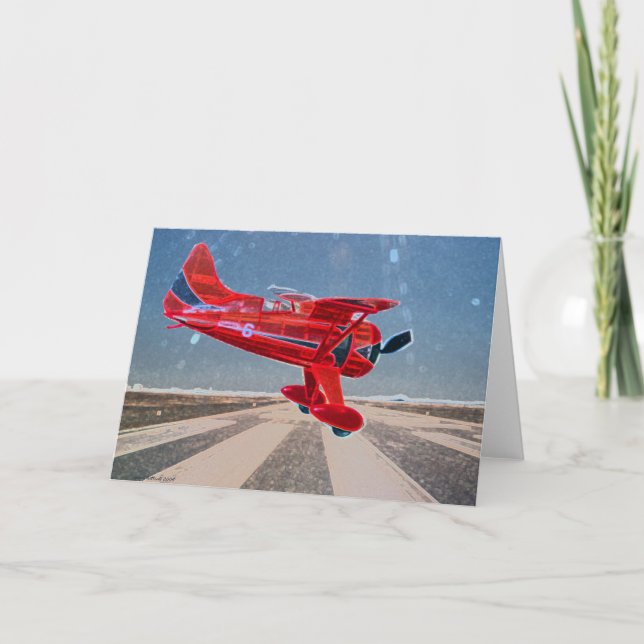 FlugzeugeI Grußkarte Karte (Vorderseite)