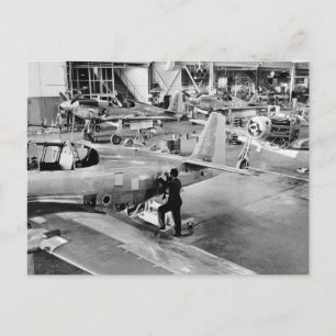 Flugzeugfabrik: 1940 postkarte