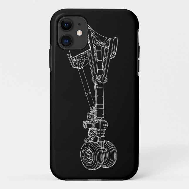 FlugzeugFahrgestell iphone 5 Fall Case-Mate iPhone Hülle (Rückseite)