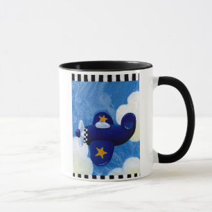 Flugzeugfliegen Tasse
