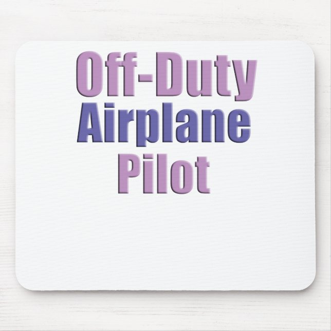 Flugzeugführer Mousepad (Vorne)