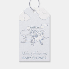 Flugzeugführerin Wertvoll Cargo Baby Dusche Geschenkanhänger