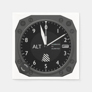 Flugzeughöhe Serviette