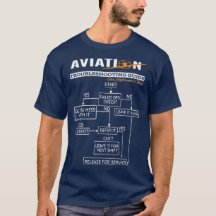 Flugzeugholfpilot Funny Pilot Fehlerbehebung T-Shirt