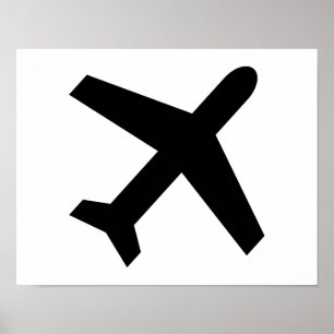 Flugzeugikone Poster