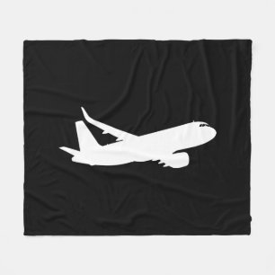 Flugzeugjet Liner White Silhouette Flying Decke