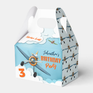 Flugzeugkämpfer Pilot Geburtstag Geschenkschachtel