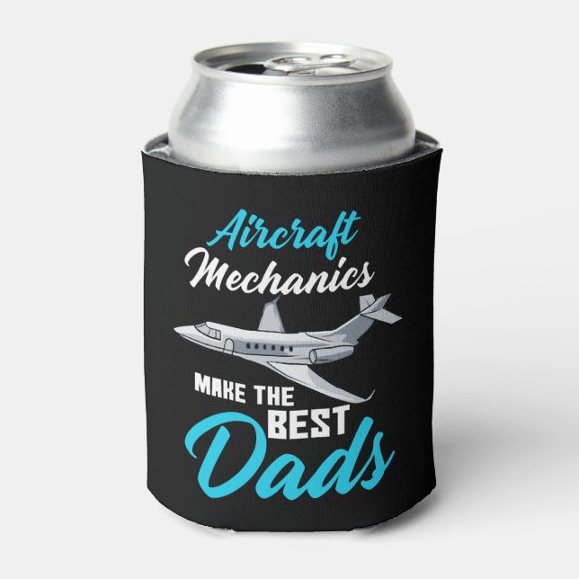 Flugzeugmechaniken Machen Sie die besten Vater Dosenkühler (Kanne Vorderseite)