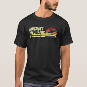 Flugzeugmechaniker Flugzeug Luftfahrt T-Shirt