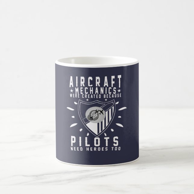 Flugzeugmechaniker Kaffeetasse (Mittel)