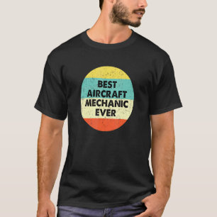 Flugzeugmechaniker-Shirt Bester Flugzeugmechaniker T-Shirt