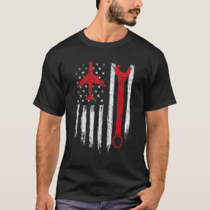 Flugzeugmechaniker-Werkzeuge - Flugtechniker-Plan T-Shirt
