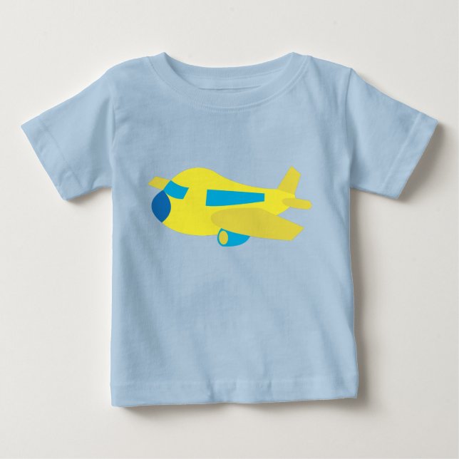 Flugzeugmuster Baby T-shirt (Vorderseite)