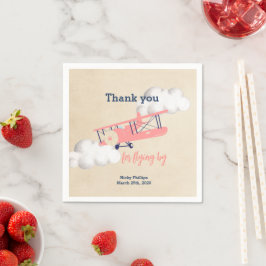 Flugzeugpapier Napkins Serviette