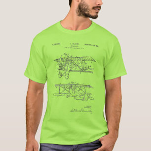 Flugzeugpatentschema T-Shirt