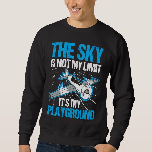 Flugzeugpilot Luftfahrtpilot Für Männer & Frauen Sweatshirt (Vorderseite)