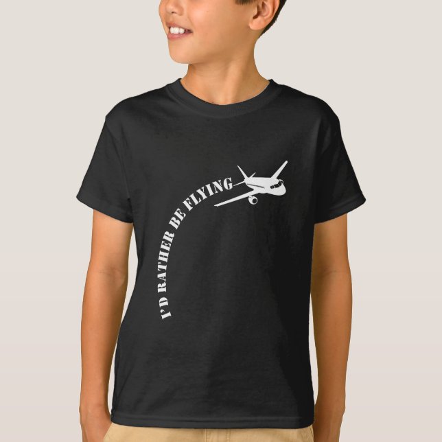 Flugzeugpiloten-Flieger-Flugzeug-Luftfahrtenthusia T-Shirt (Vorderseite)