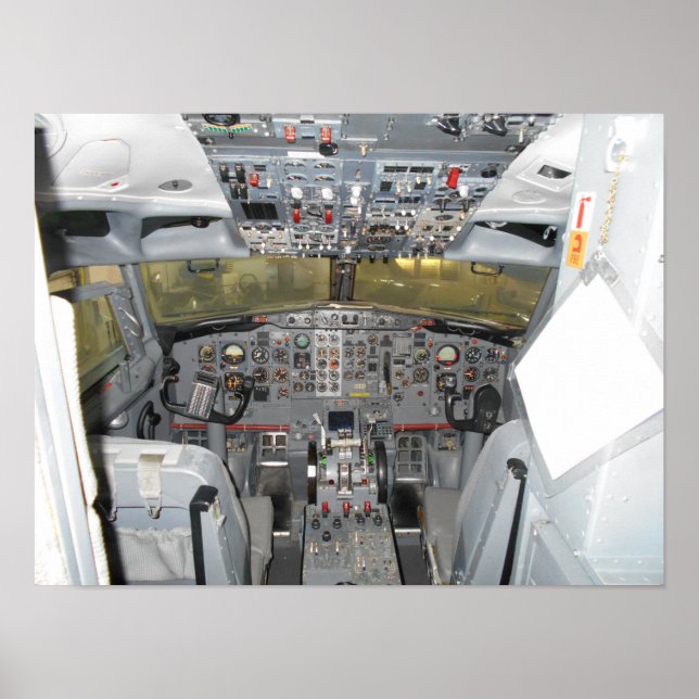 Flugzeugplakat Poster (Vorne)