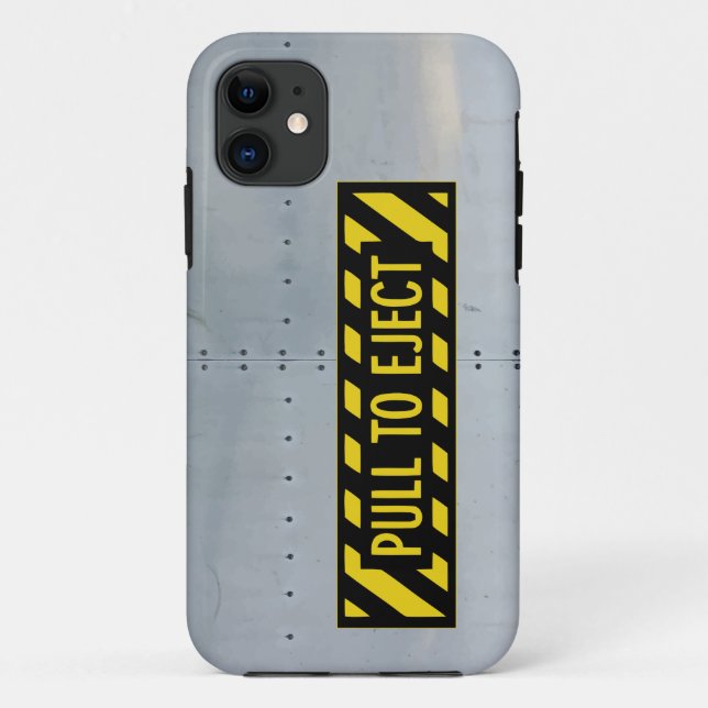 Flugzeugrumpf (Auswerfen - Ziehen zum Auswerfen) Case-Mate iPhone Hülle (Rückseite)