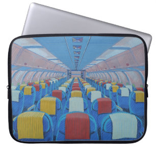 Flugzeugsitze (von Gregorio Undurraga) Laptopschutzhülle