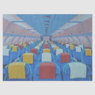 Flugzeugsitze (von Gregorio Undurraga) Seidenpapier