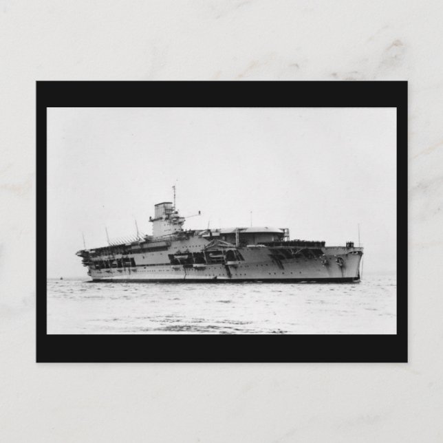 Flugzeugträger HMS mutig Postkarte (Vorderseite)