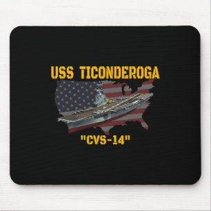 Flugzeugträger Uss Ticonabweicha Cvs-14 Veteranen  Mousepad