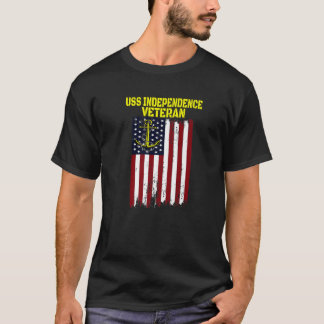 Flugzeugträger USS Unabhängigkeit CV-62 CVA-62 Vet T-Shirt