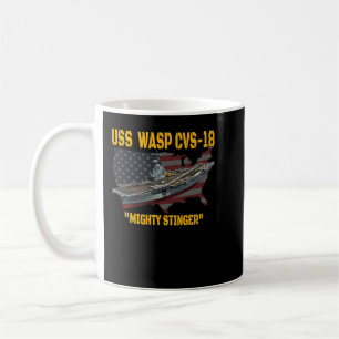 Flugzeugträger USS Wasp CVS18 Veterans Day Fathe Kaffeetasse