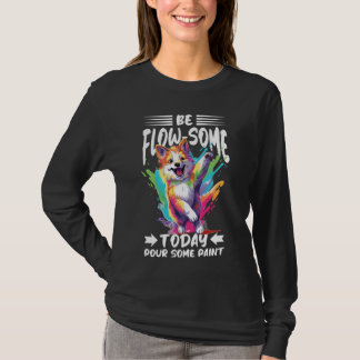 Fluid Art Design für Acrylmaler und Acrylkrüge T-Shirt
