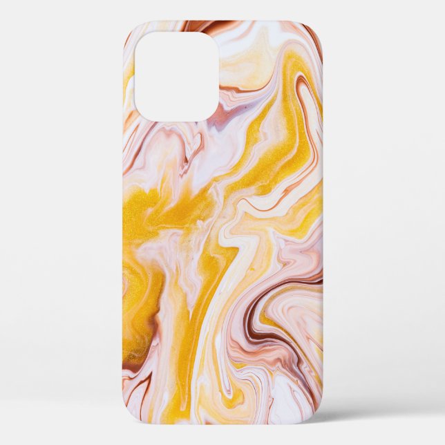 Fluid Art: irisierende abstrakte Textur. Case-Mate iPhone Hülle (Rückseite)