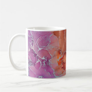 Fluid Art. Moderne abstrakte farbenfrohe Hintergru Kaffeetasse