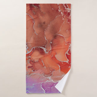 Fluid Art. Moderne, farbenfrohe Hintergrundmusik,  Badehandtuch