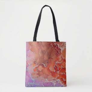 Fluid Art. Moderne, farbenfrohe Hintergrundmusik,  Tasche