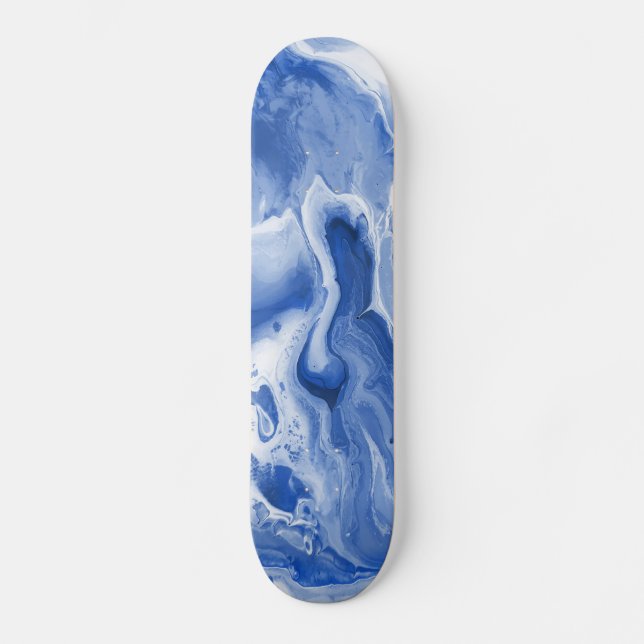 Fluid Art Paint Skateboard (Vorderseite)